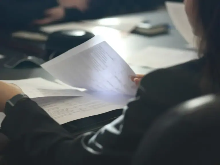 Professional reading through a document file